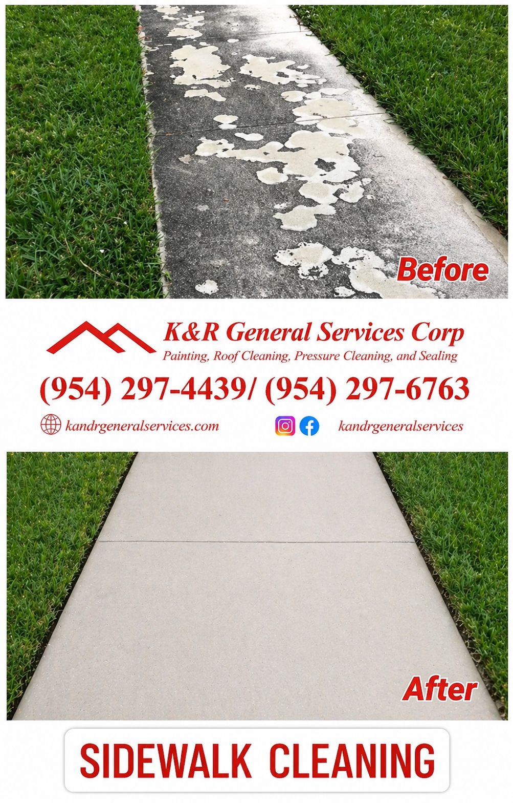 Sidewalk Cleaning